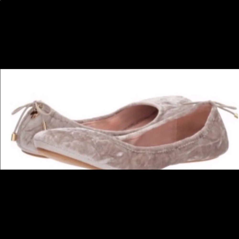 Kate Spade velvet ballet flats